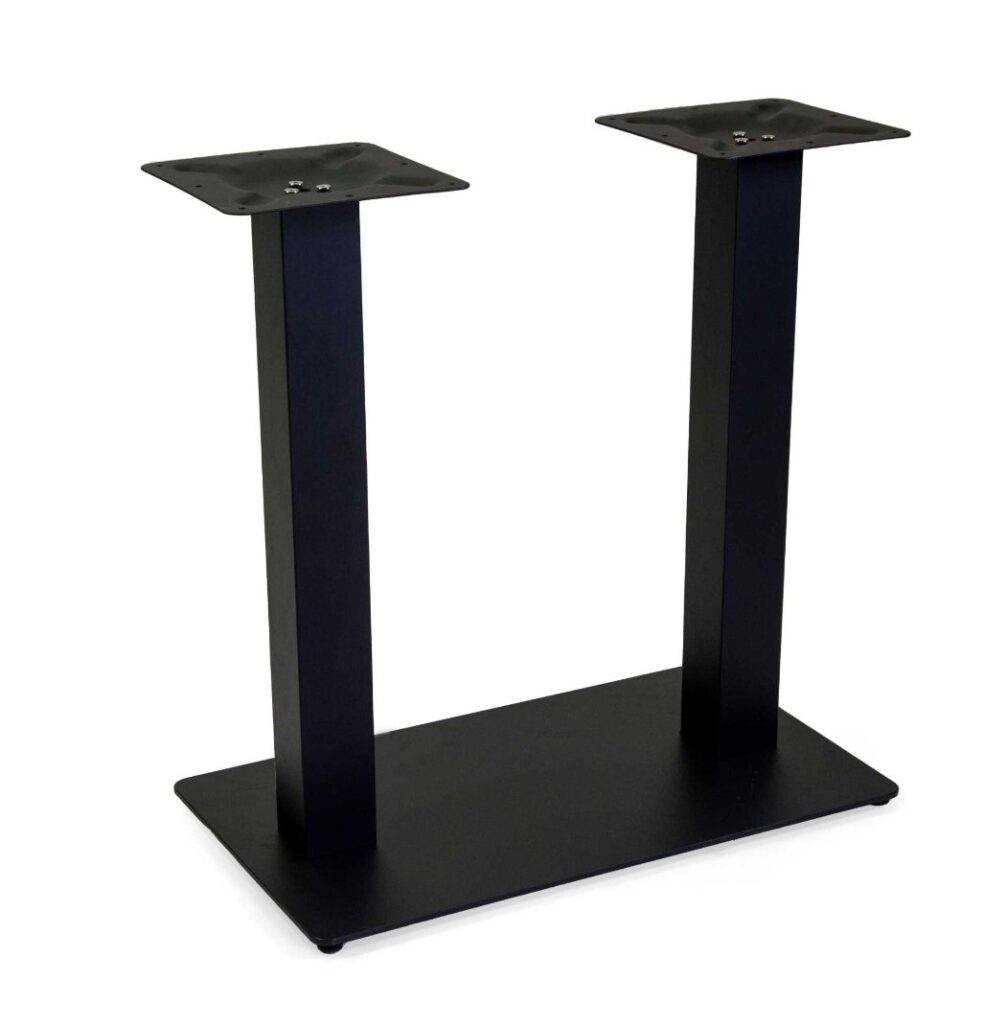 Base acciaio con piedini regolabili
Base rettangolare: 400x700mm