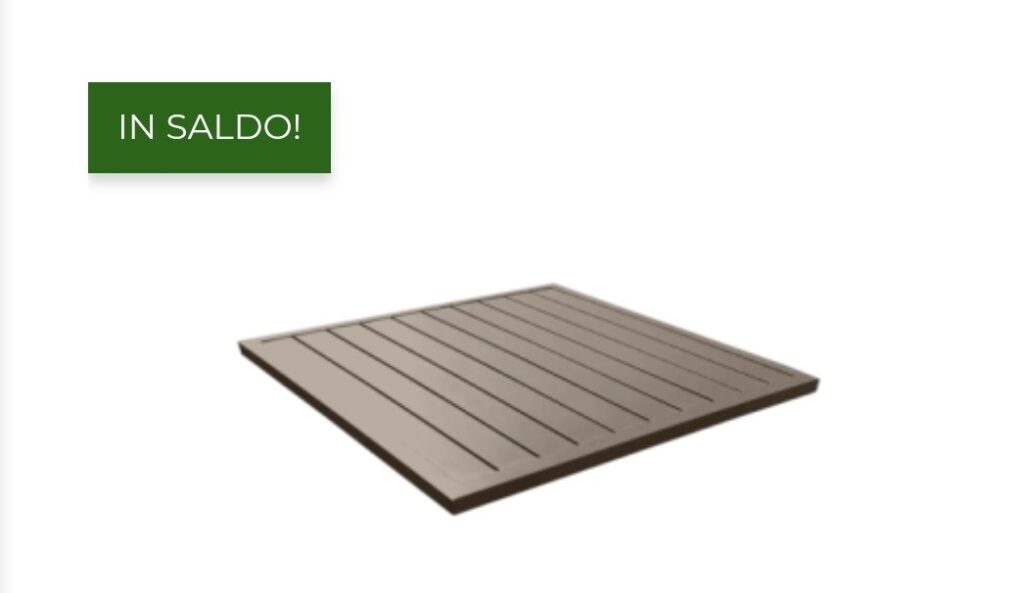 TOP TAVOLO da bar ristorante per esterno CM.70*70 IN ALLUMINIO COLORI TORTORA